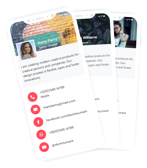 Todo empieza con una tarjeta de presentación digital.