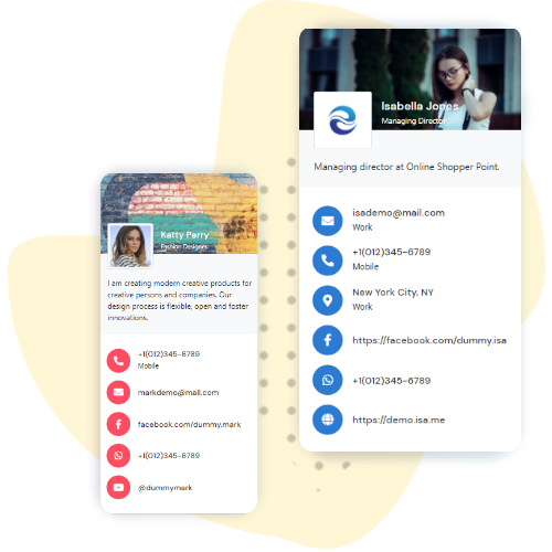 Tarjetas digitales sin contacto